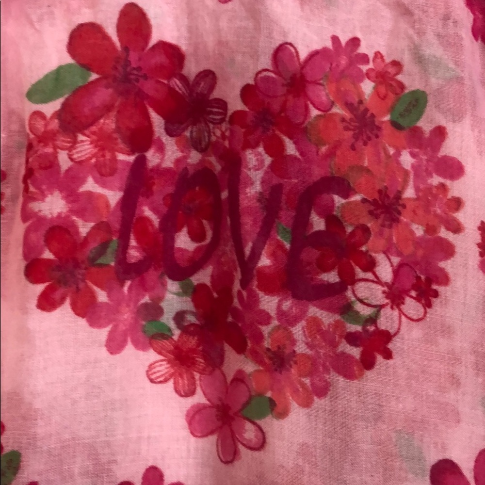 Pink Sheer Infinity Scarf - Picture 2 of 2